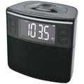 Sylvania Bluetooth Clock Radio with Auto-Set Dual Alarm Clock and USB Charging SCR1986BT-AS